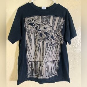 Cruel hand band t shirt size medium